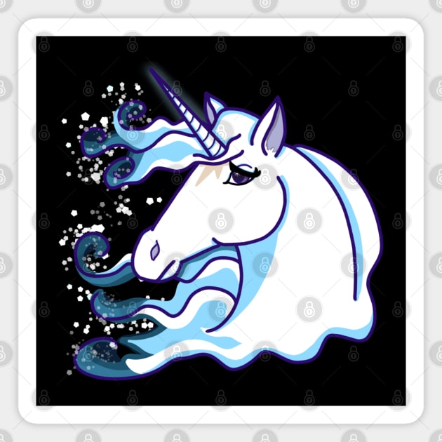 The Last Unicorn Magnet by Aeriskate